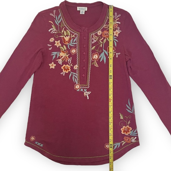 Sundance EUC! Embroidered Long Sleeve Sz XS - Picture 3 of 9